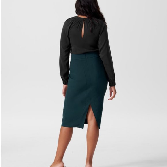 Universal Standard Patricia Black Blouse XL NWT - Picture 4 of 6